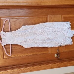 Halter Crochet Lace Dress
